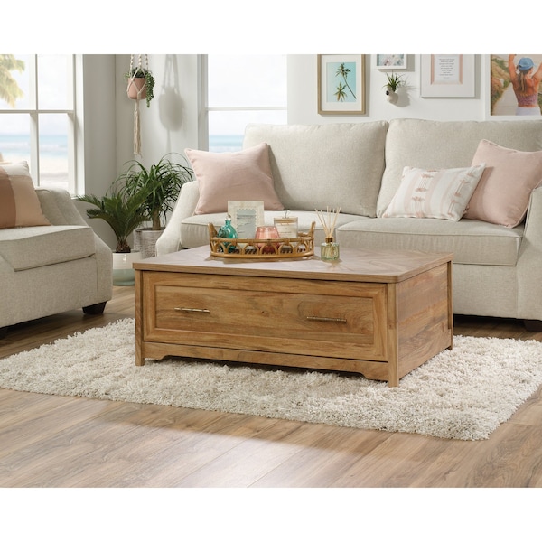 Coral Cape Coffee Table Sma , Durable, 1 in. thick top with herringbone pattern